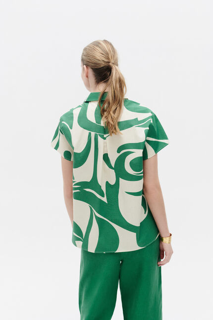 Canemone blouse mint green woman