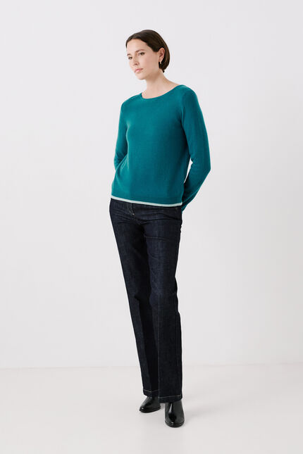 trui mzoa blauw turquoise vrouw