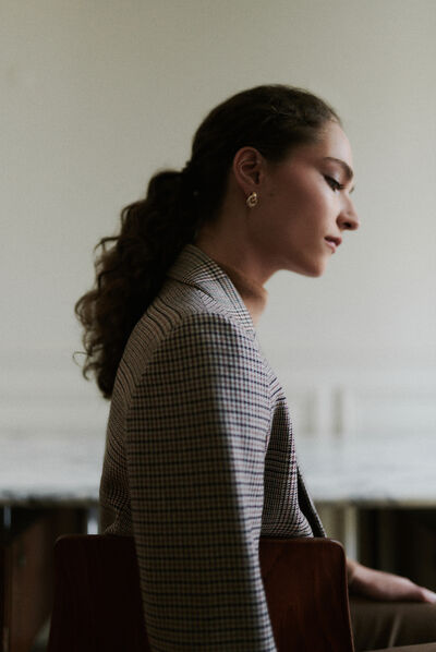 blazer charly bordeaux femme