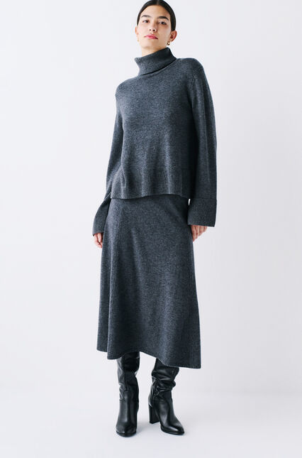 Maglione Mdarwin grigio scuro donna