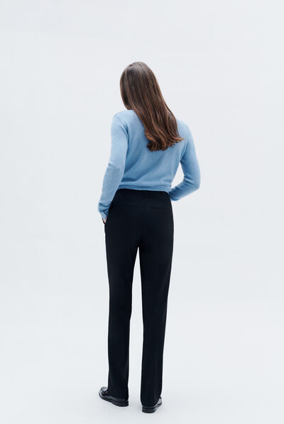 Pantalón Pmarius negro mujer