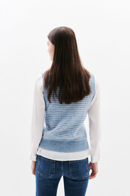 Maglione Mleo denim baby blu donna