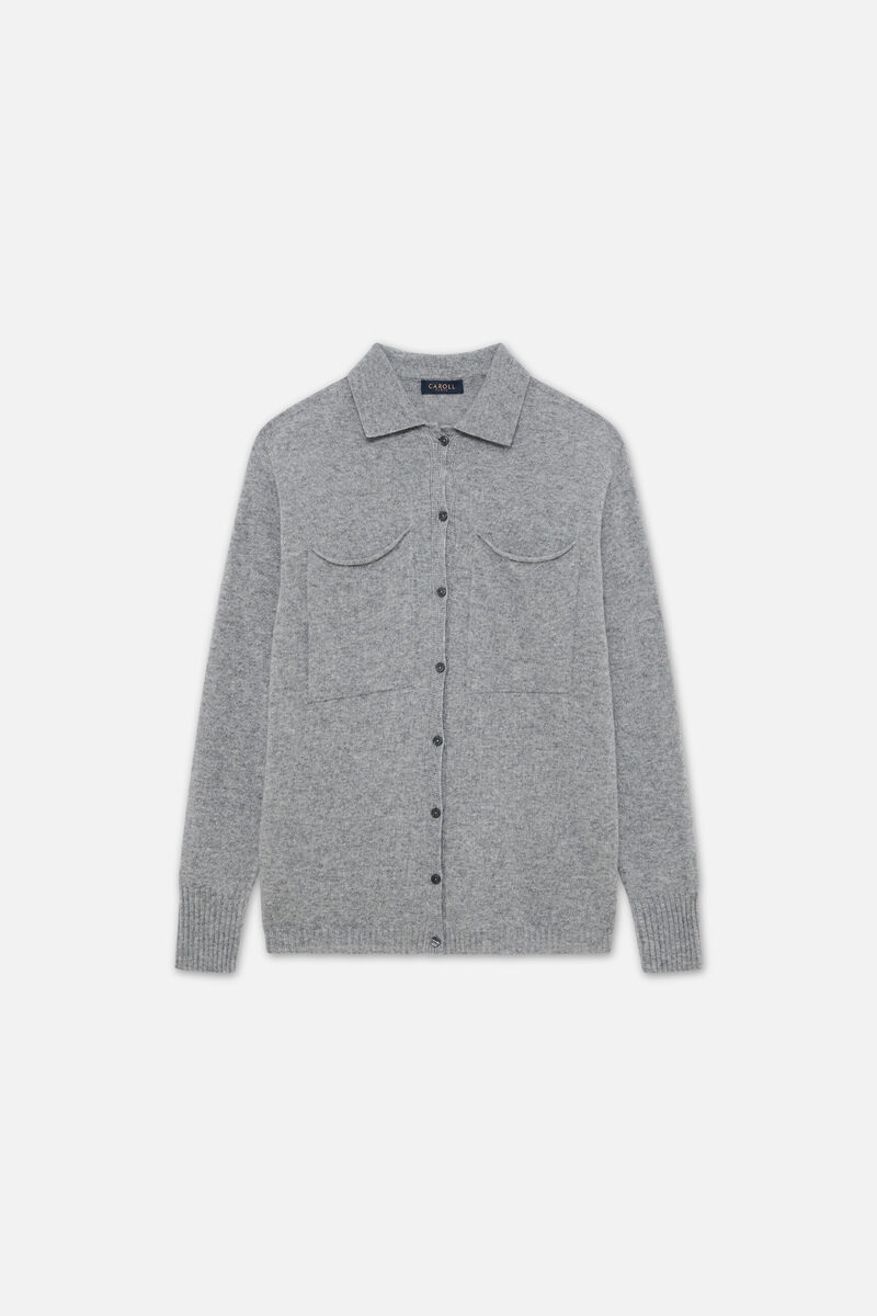 Trui Mpatty made in Italy grijs vrouw