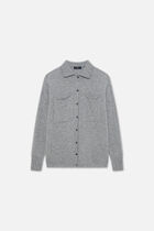 Mpatty sweater made in Italy grey woman