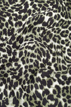 Beasty 100% silk scarf khaki green woman