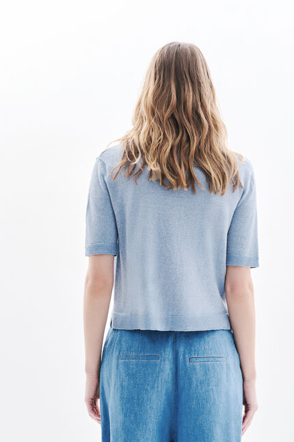 Pull Milly bleu gris femme