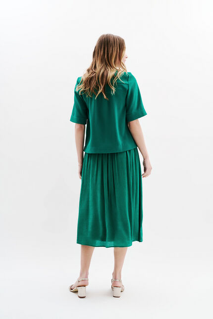 Blouse Cnoe vert foncé femme