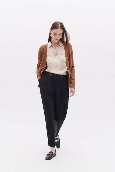 Broek Powen zwart vrouw