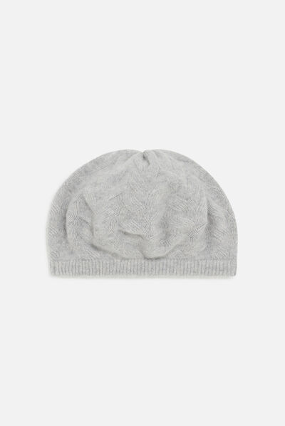 Beret berra gris clair femme