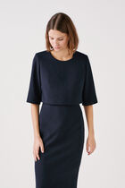 Rdivine dress navy blue woman