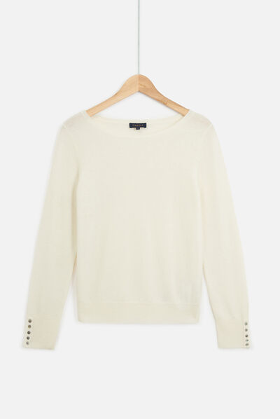 pull sofia ivoire femme