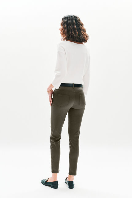 Pantalón tony verde caqui mujer