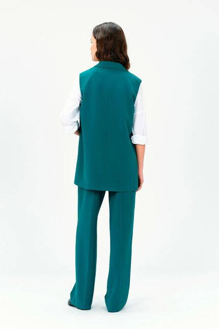 Veste vopale vert emeraude femme