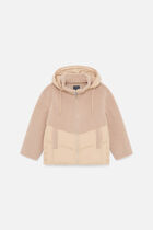 Gemini puffer jacket sand woman