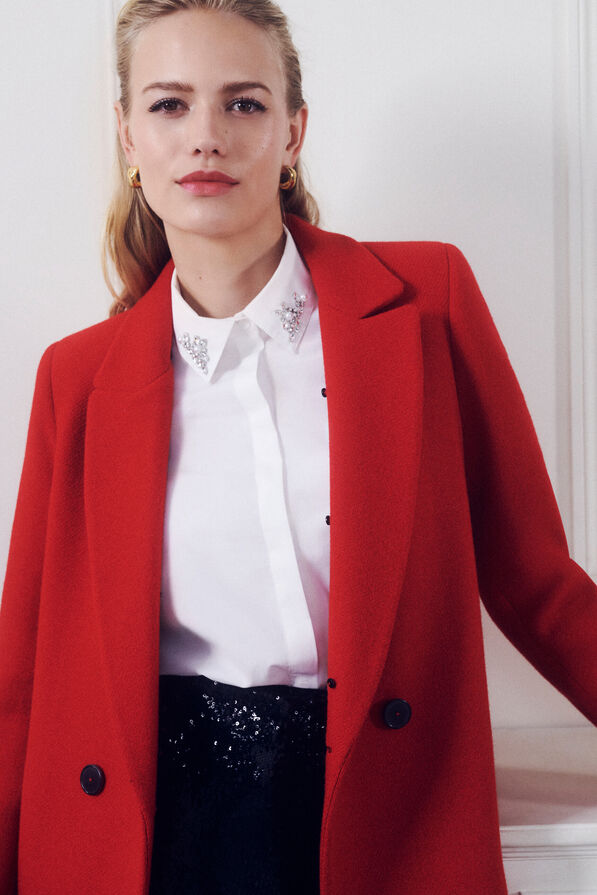 manteau gerard rouge femme Manteau Gerard rouge femme