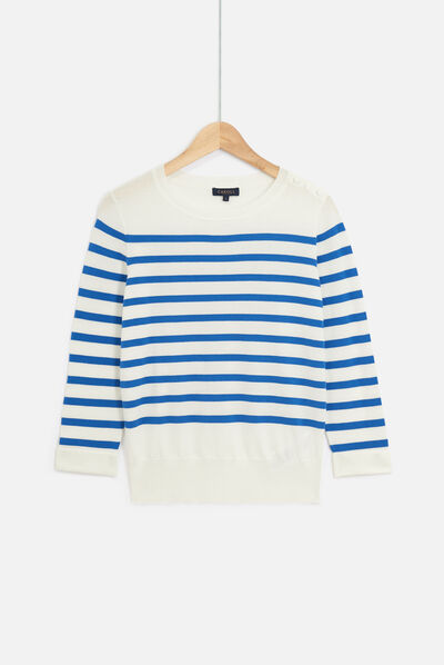 pull juliette bleu electrique femme
