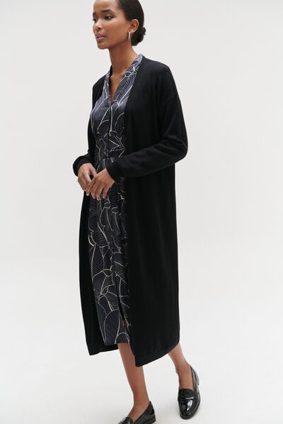 gilet lyana noir femme