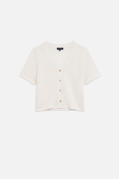 T-shirt tvacances ivoire femme