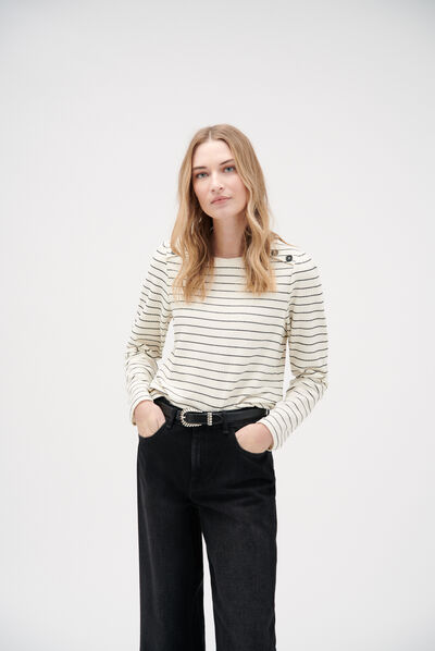 t-shirt regina ivoire femme