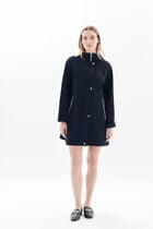 Gvenard Coat navy blue woman