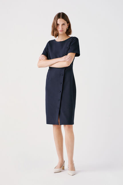 Robe Rdebby bleu marine femme
