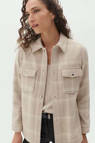 veste nina beige femme