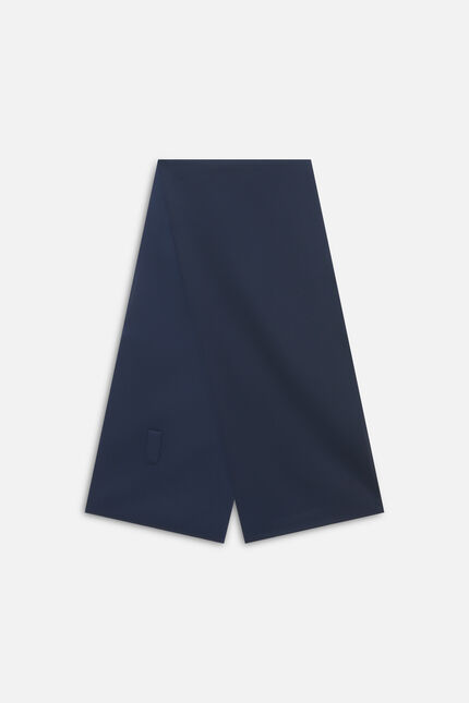 Poncho Arielle bleu foncé mulher