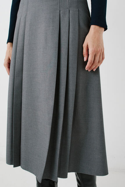 Jupe jasper gris fonce femme