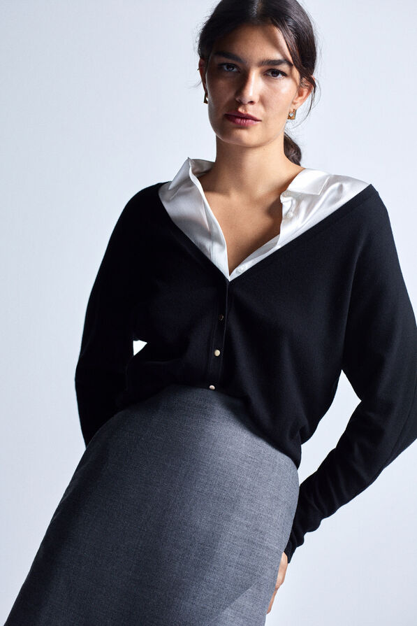 Gilet mlexia noir femme