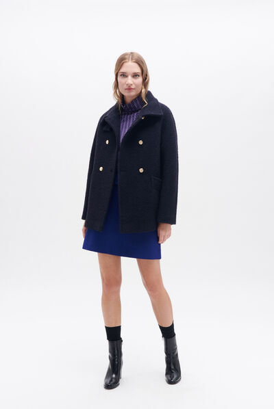 Jas Gaby marineblauw vrouw
