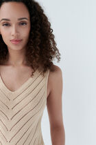 manel jumper beige woman