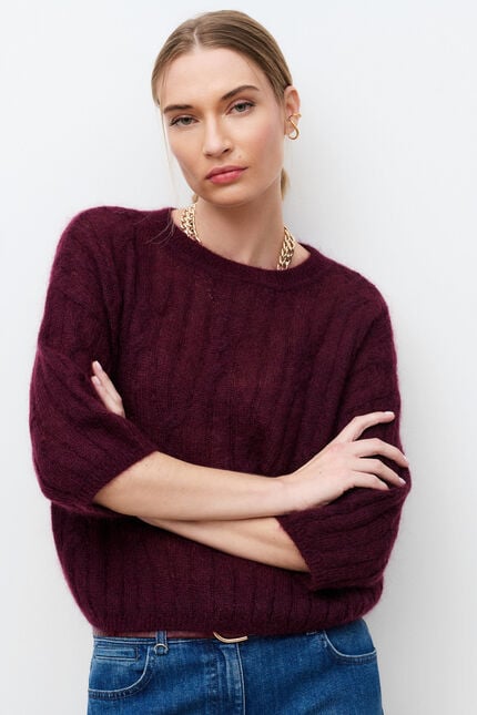 jersey mchloe ciruela mujer