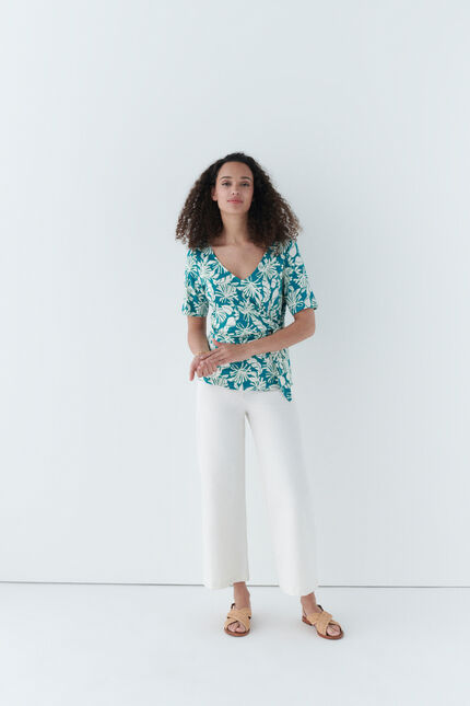 T-shirt tglycine vert emeraude femme