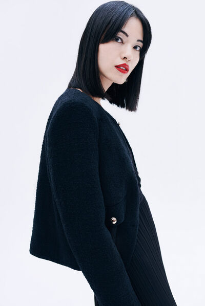 Giacca vestale nero donna