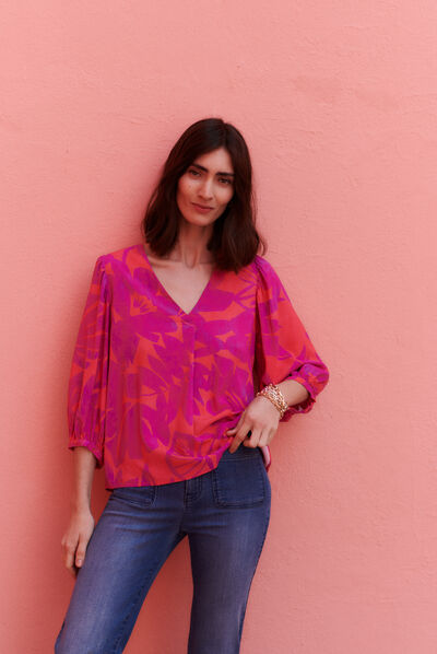 Blouse sonia rose femme