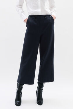 Broek Pio marineblauw vrouw