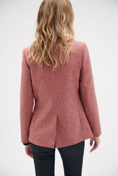 Blazer yelena rose clair femme