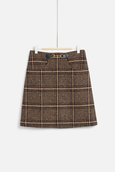 jupe lina noir femme