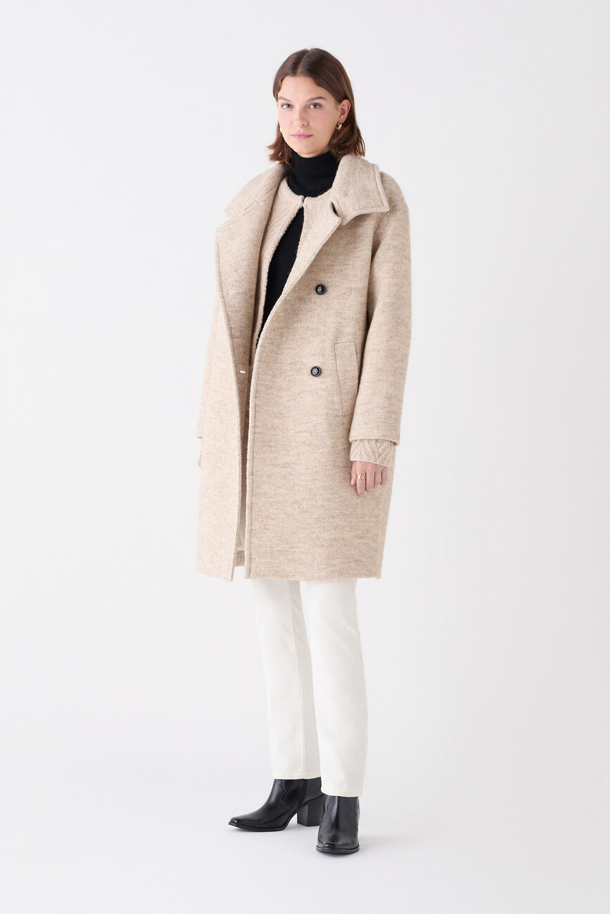 Gotham coat beige woman