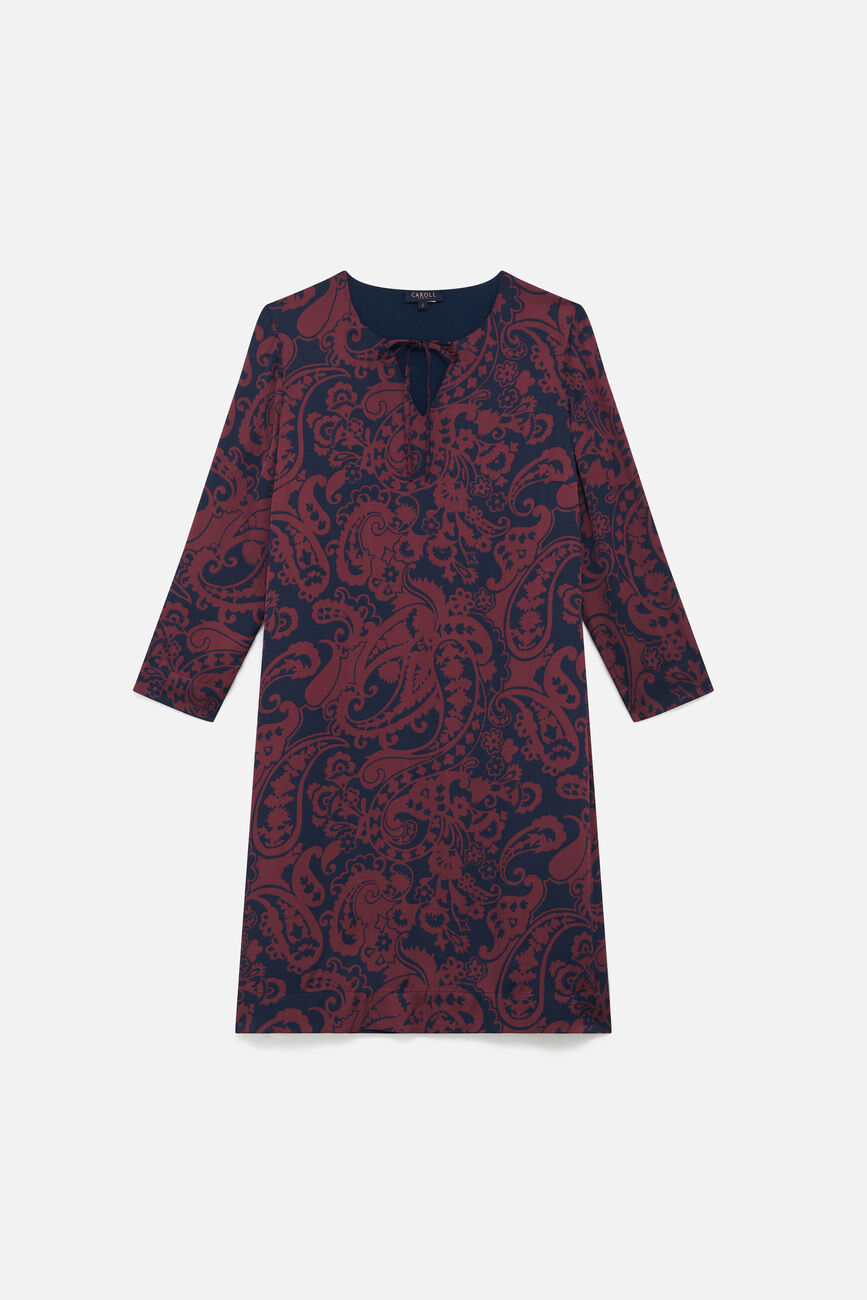 Robe relvina bleu marine femme