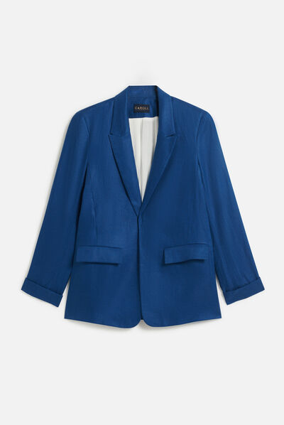 Blazer randine bleu femme