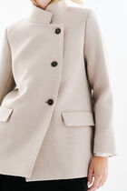 Gmistery coat dark grey woman