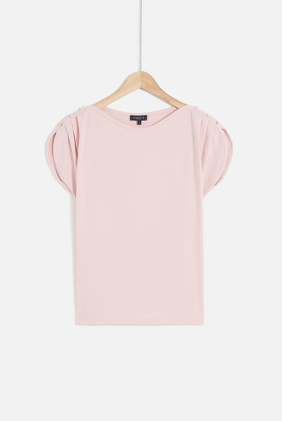 T-shirt talissa rose femme