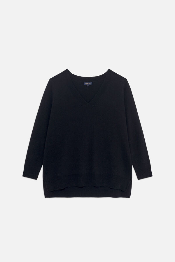 Trui Mleopold made in Italy zwart vrouw