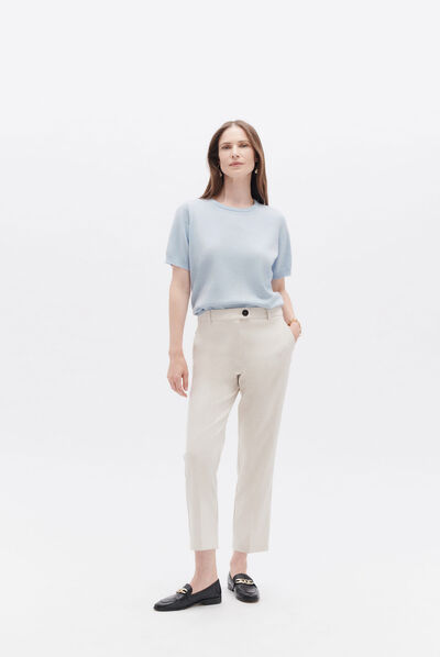 Jersey maria azul celeste mujer