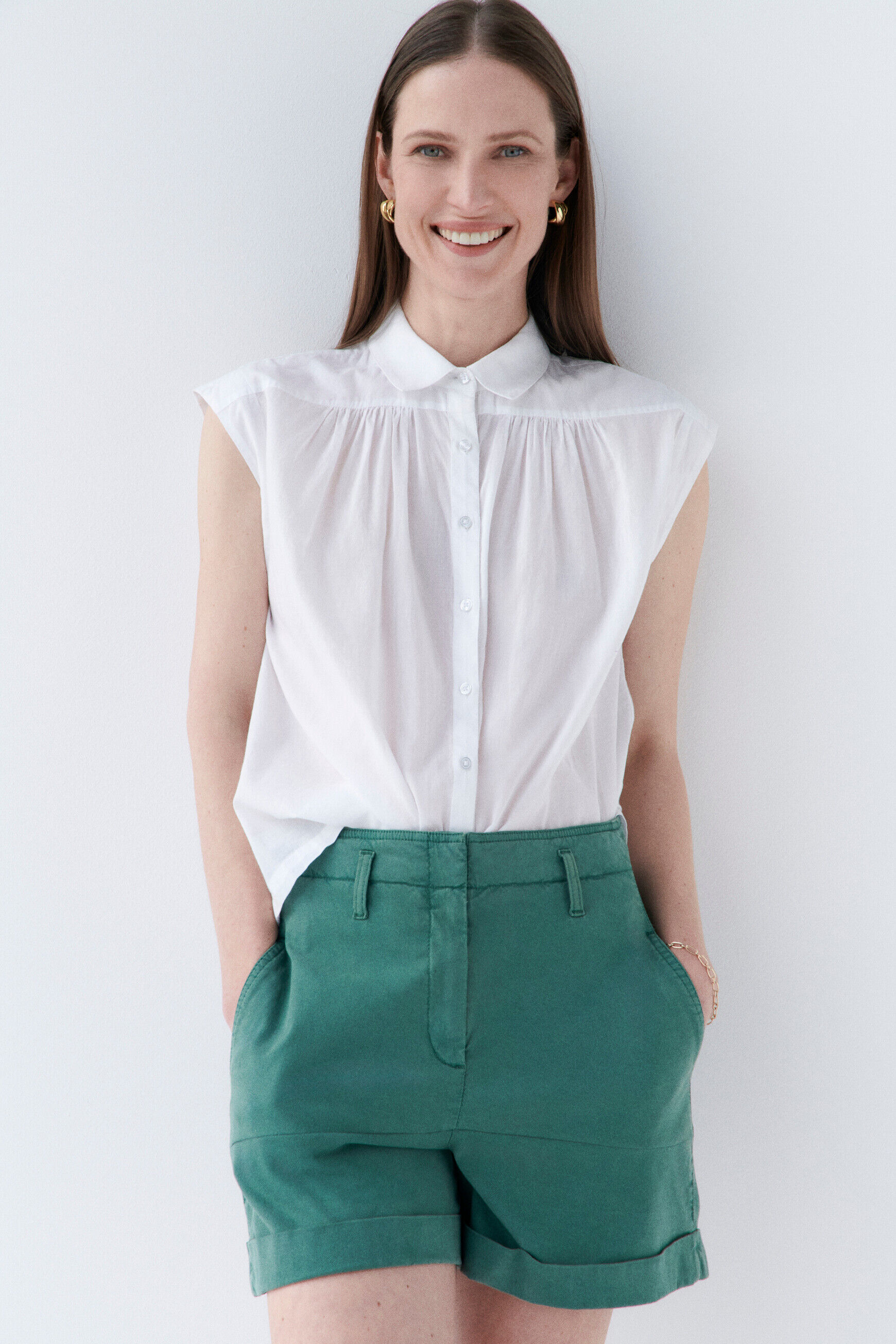 Chemise carine blanc femme