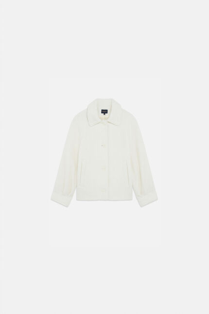 Manteau glouvier ecru femme