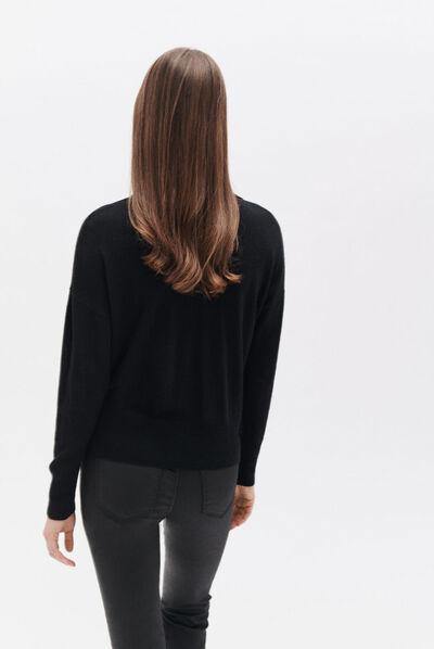 Pull marcelin noir femme