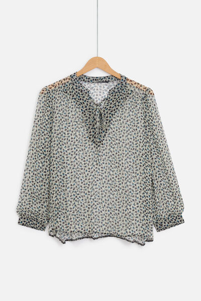 chemisier pacey ivoire femme