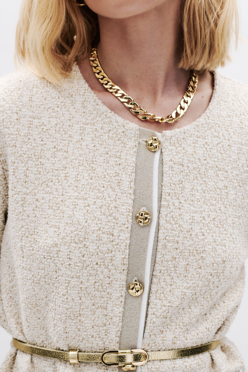 Maglietta Tweedy crema donna